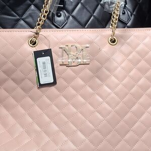 Chic Pink Quilted Crossbody Bag